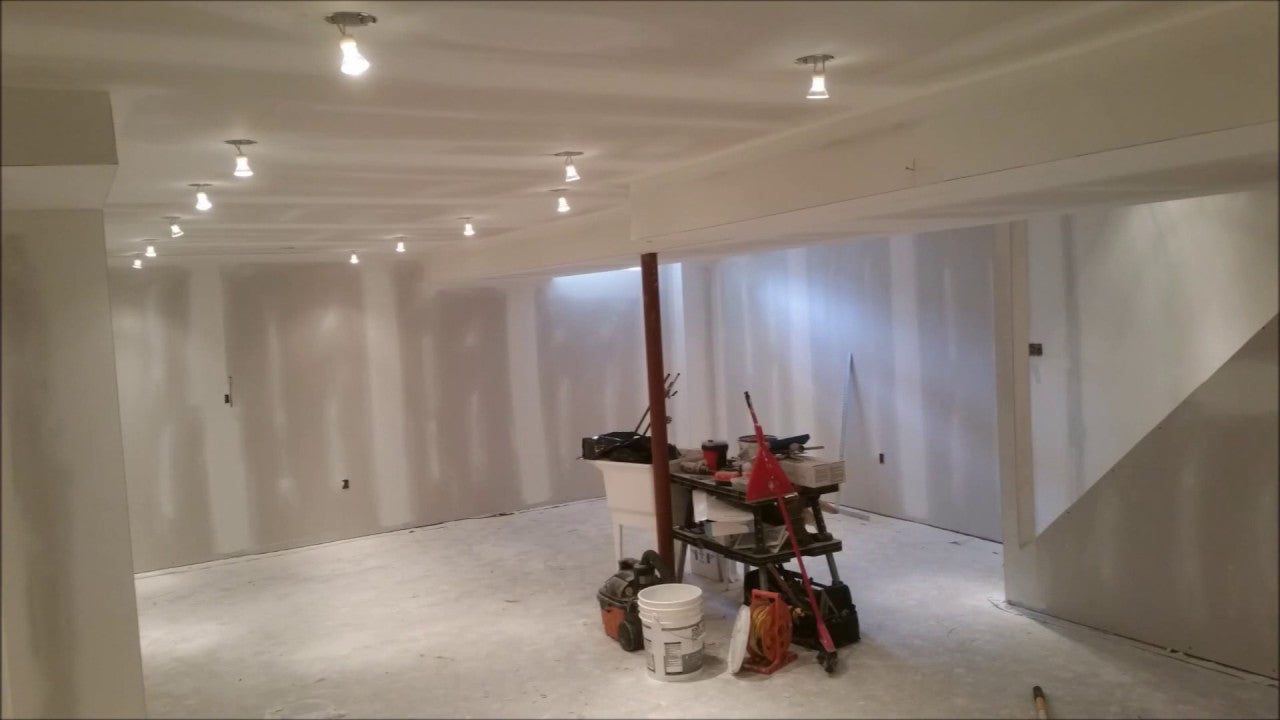 basement finishing drywall project near syracuse ny